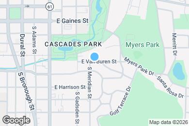 Map image of the property - 502 E Van Buren St