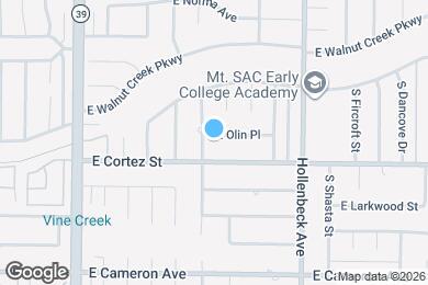Map image of the property - 2022 E Olin Pl