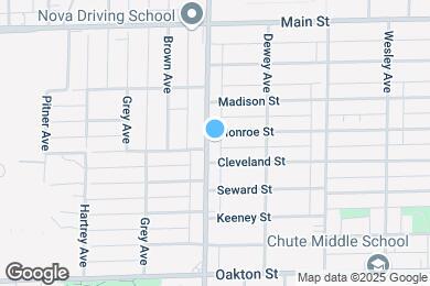 Map image of the property - 705 Dodge Ave
