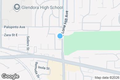 Map image of the property - 349 S Lone Hill Ave