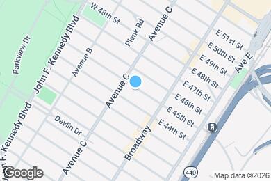 Map image of the property - 42 W 45th St