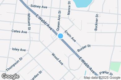 Map image of the property - 1711 E Webb Ave