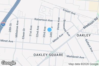 Map image of the property - 4213 34th Ave