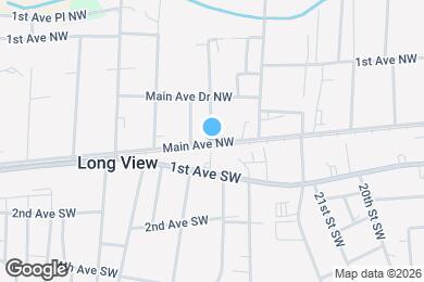 Map image of the property - 2102 24th St NE