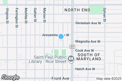 Map image of the property - 1083 Albemarle St