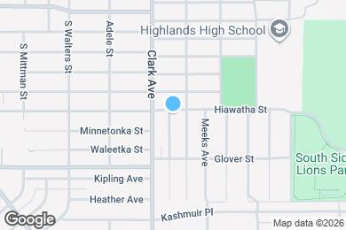 Map image of the property - 3602 Bremen Ave