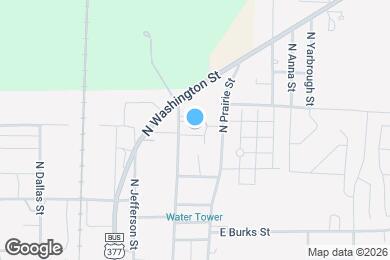 Map image of the property - 214 E Evans St