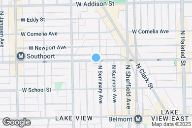 Map image of the property - 3356 N Seminary Ave