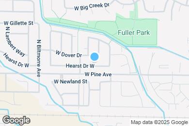 Map image of the property - 4040 W Hearst Dr