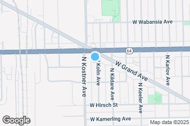 Map image of the property - 1542 N Kolin Ave
