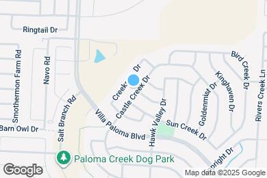 Map image of the property - 2109 Castle Creek Dr