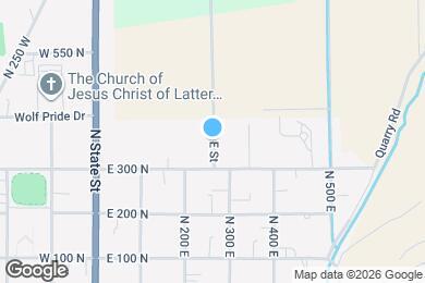 Map image of the property - 331 N 250 E