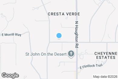 Map image of the property - 10201 E Glenn St