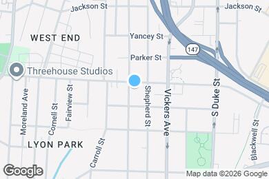 Map image of the property - 1005 Arnette Avenue