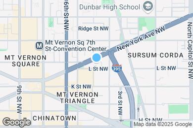 Map image of the property - 425 L St NW