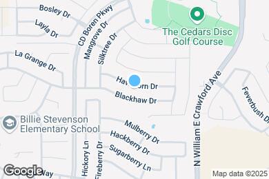 Map image of the property - 313 Hawthorn Dr