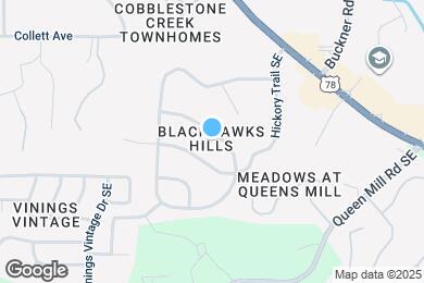 Map image of the property - 6103 Blackhawk Trail SE