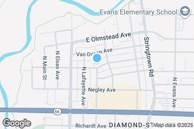 Map image of the property - 400 E Parkland Ave