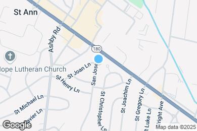 Map image of the property - 3632 San Jose Ln