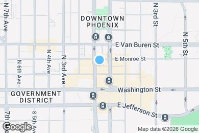 Map image of the property - 101 N 1st Ave