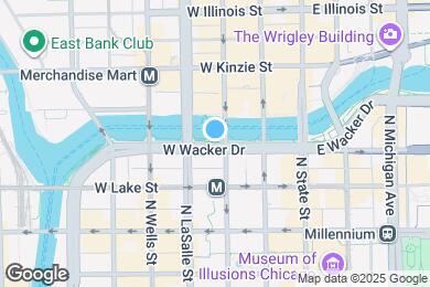 Map image of the property - 110 W Wacker Dr