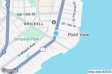 Map image of the property - 1451 Brickell Ave