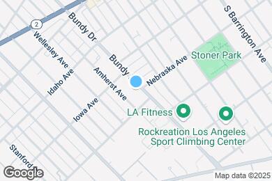 Map image of the property - 1735 S Bundy Dr