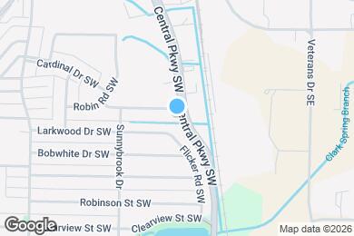 Map image of the property - Greenbrier Apartments