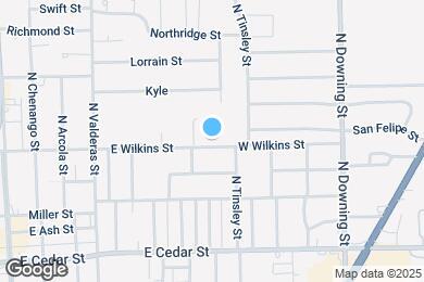 Map image of the property - 811 E Wilkins