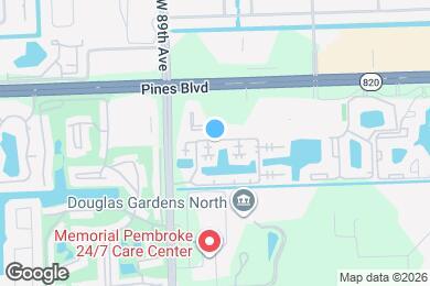 Map image of the property - 8710 SW 3rd St