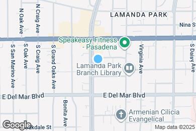 Map image of the property - 106 S Sierra Madre Blvd