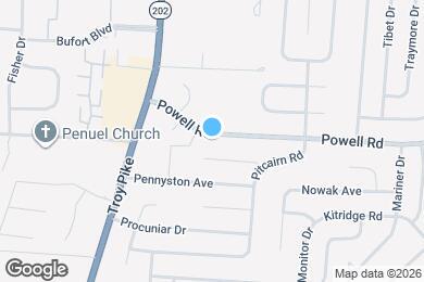 Map image of the property - 4554 Powell Rd