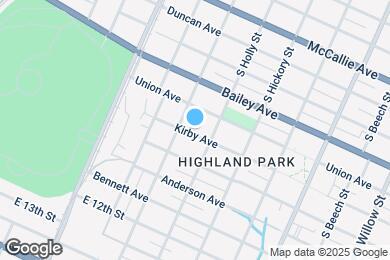Map image of the property - 1527 Kirby Ave