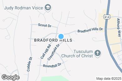 Map image of the property - 1104 Crestfield Dr