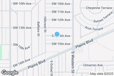 Map image of the property - 4233 SW 14th Ave