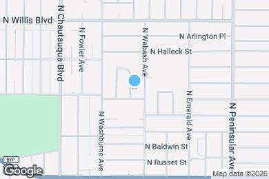 Map image of the property - 7928 N Seward Ave