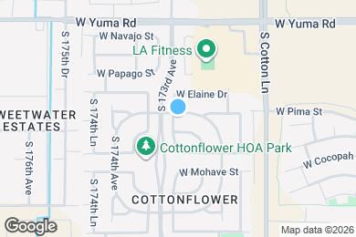 Map image of the property - 17269 W Pima St