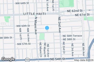 Map image of the property - 5900 NE 1st Ave