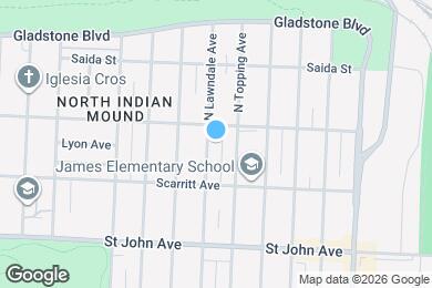 Map image of the property - 335 N Lawndale Ave