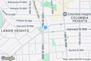 Map image of the property - 1514 Columbia Rd NW