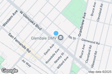 Map image of the property - Furnished Studio-Los Angeles - Glendale