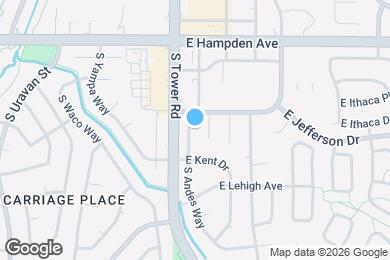 Map image of the property - 3622 S Andes Way