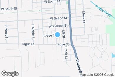 Map image of the property - 511 S Pennsylvania St