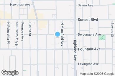 Map image of the property - 1348 N Orange Dr