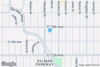 Map image of the property - 1245 Iola St