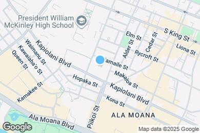 Map image of the property - 1288 Kapiolani Blvd