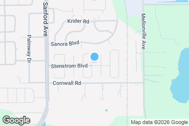 Map image of the property - 134 N Aberdeen Cir