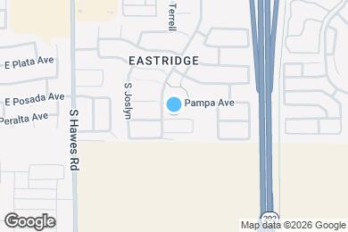 Map image of the property - 8616 E Posada Ave