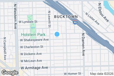 Map image of the property - 2134 W Shakespeare Ave