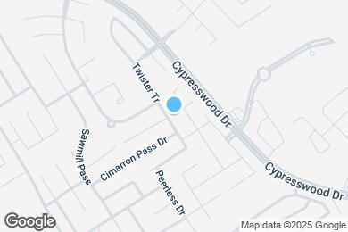 Map image of the property - 25110 Twister Tr